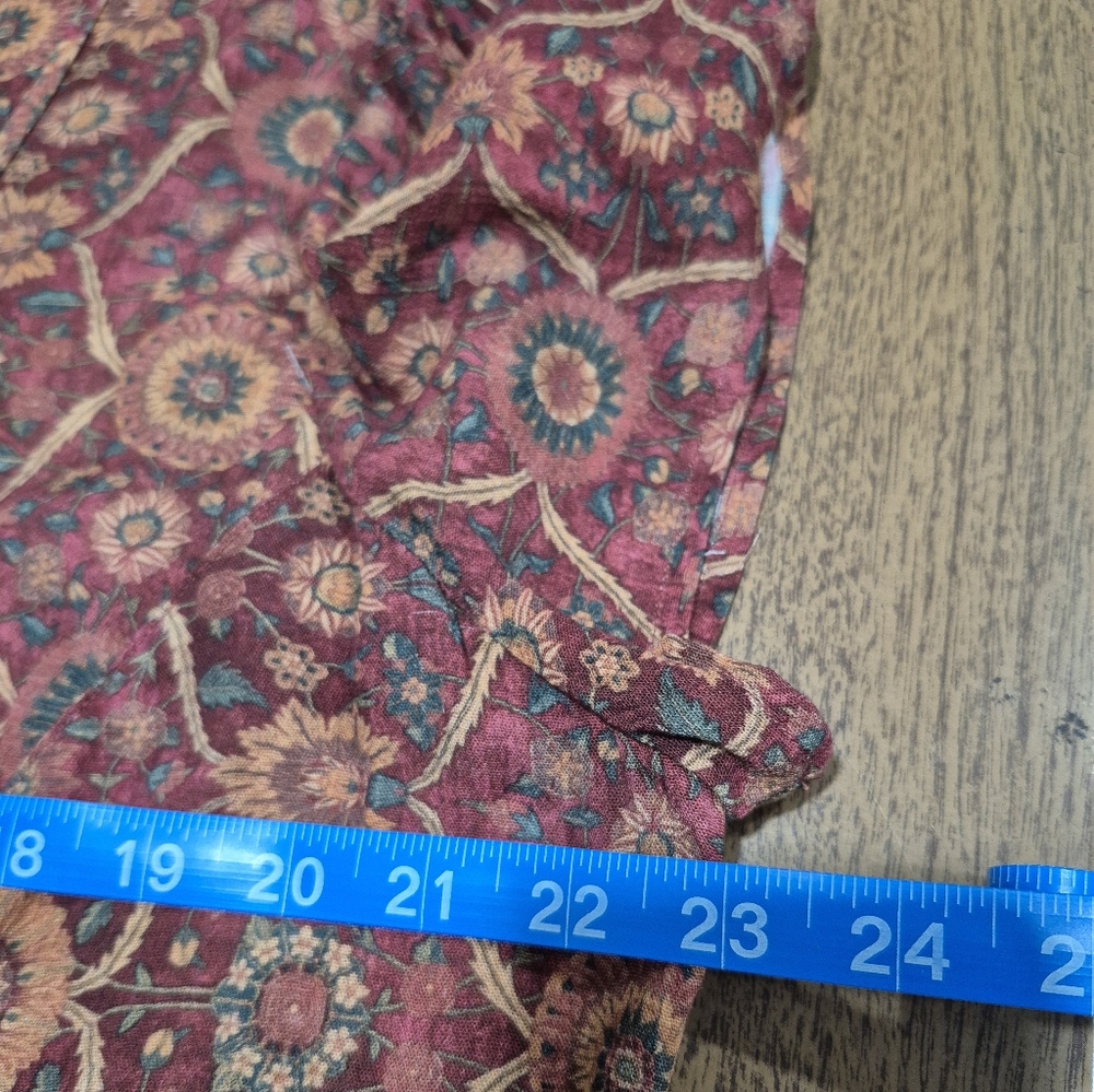 Euc Peruvian Connection Tabriz Button Front Dress - image 8